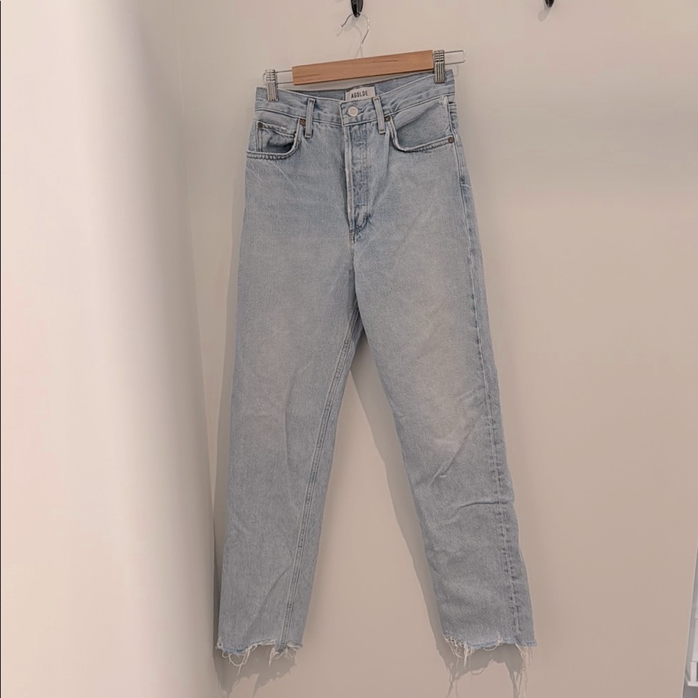 Agolde Women's Light Blue Jeans, size 24